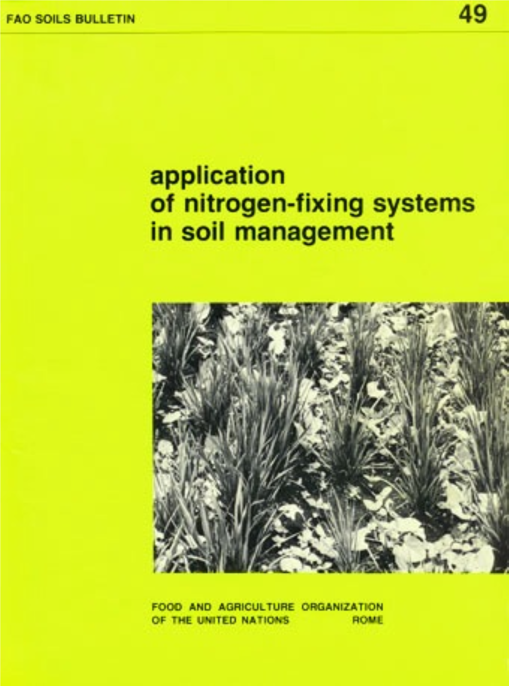 Application of Nitrogen-Fixing Systems in Soil Management