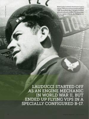 Robert Lauducci Enlisted in the Army Air Corps in January 1940 And