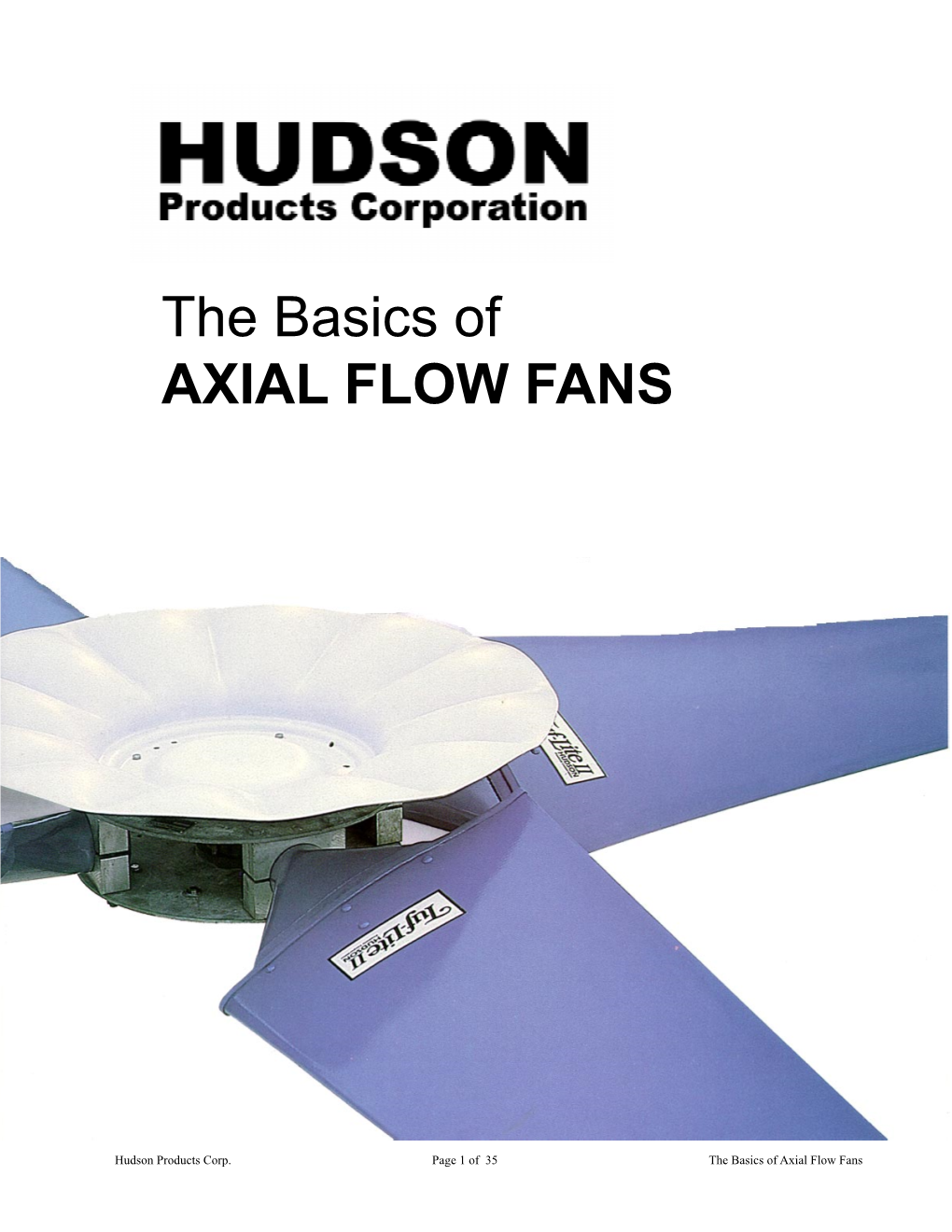 The Basics of AXIAL FLOW FANS