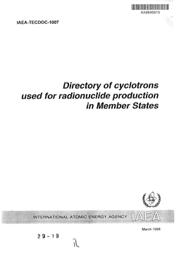 Used for Radionuclide Production