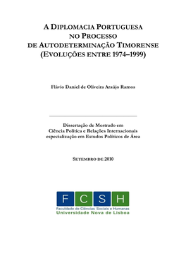 RAMOS.Flavio.2010.A Diplomacia Portuguesa No Processo De Autodeterminação Timorense.Pdf