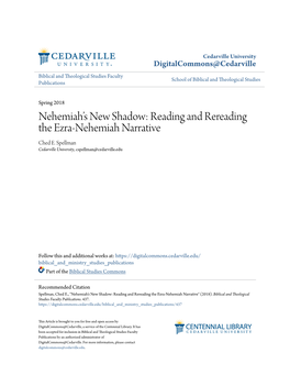 Reading and Rereading the Ezra-Nehemiah Narrative Ched E