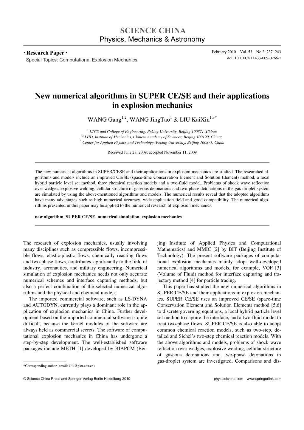 New Numerical Algorithms in SUPER CE/SE and Their Applications in Explosion Mechanics