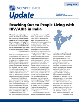 Reaching out to People Living with HIV/AIDS in India