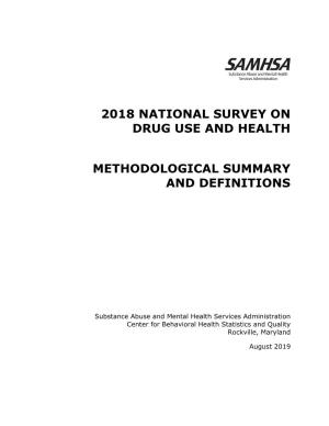 2018 National Survey on Drug Use and Health