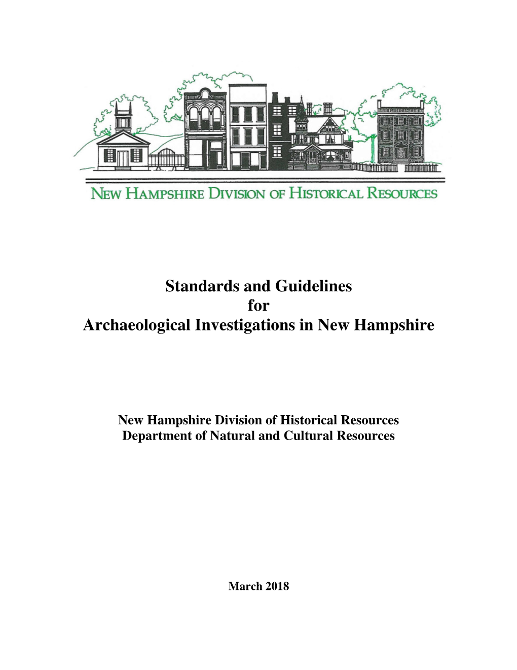 Archaeological Standards and Guidelines