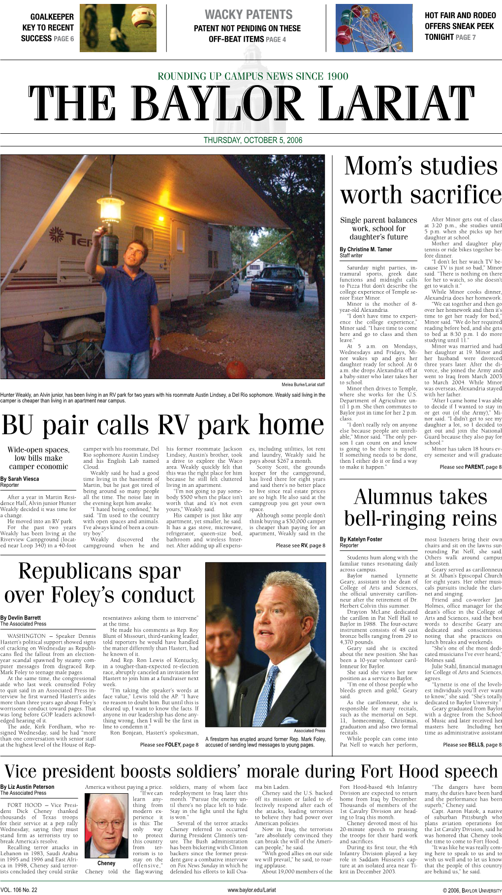 BU Pair Calls RV Park Home