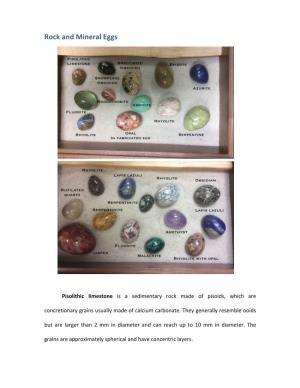 Rock and Mineral Eggs