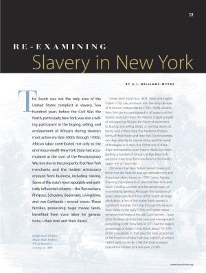 Slavery in New York