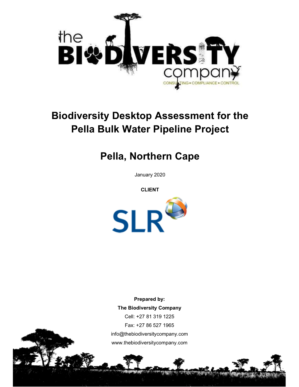 Terrestrial Biodiversity Specialist Report
