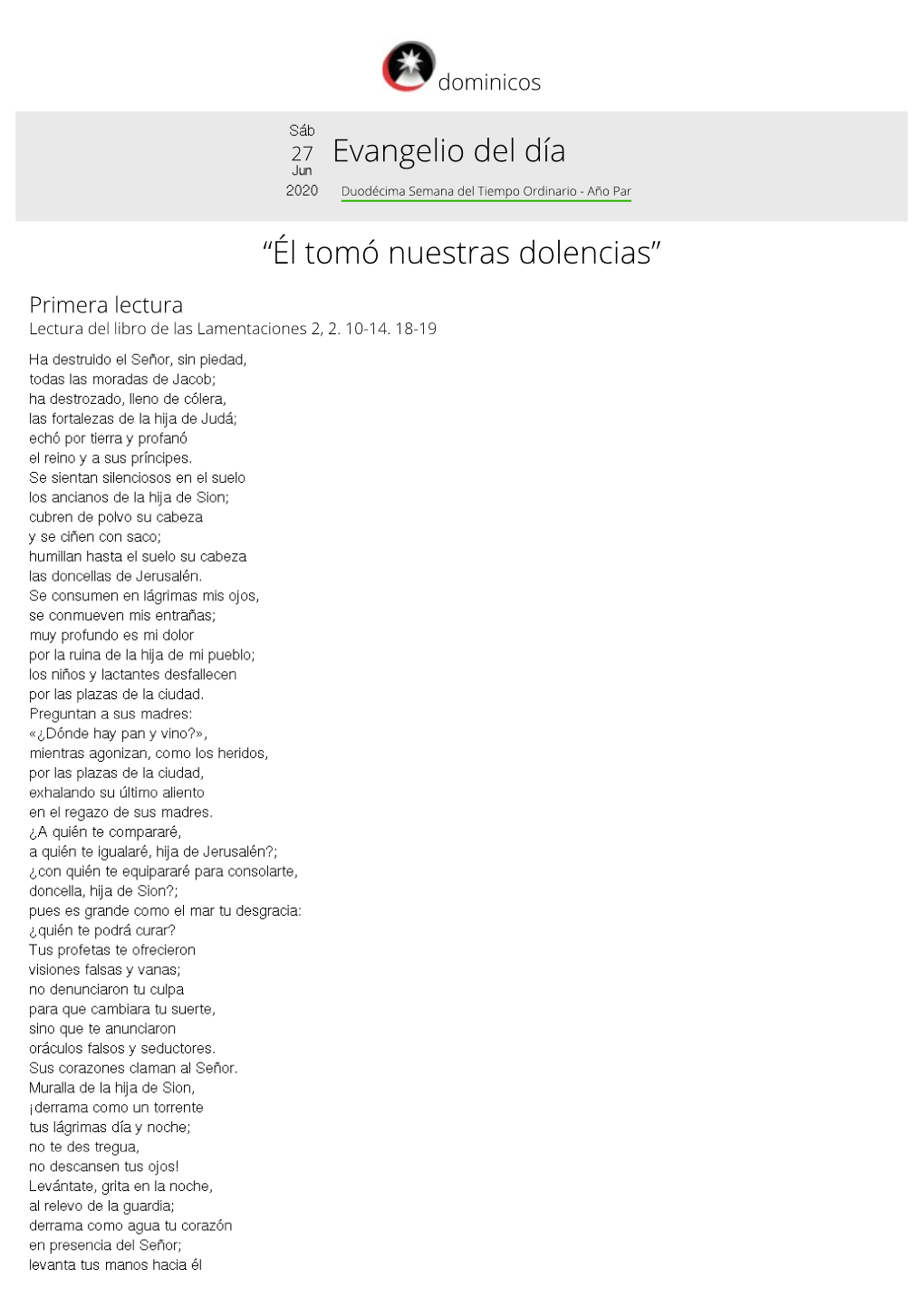 Sáb 2020 Ha Destruido El Señor, Sin Piedad, Todas Las Moradas De