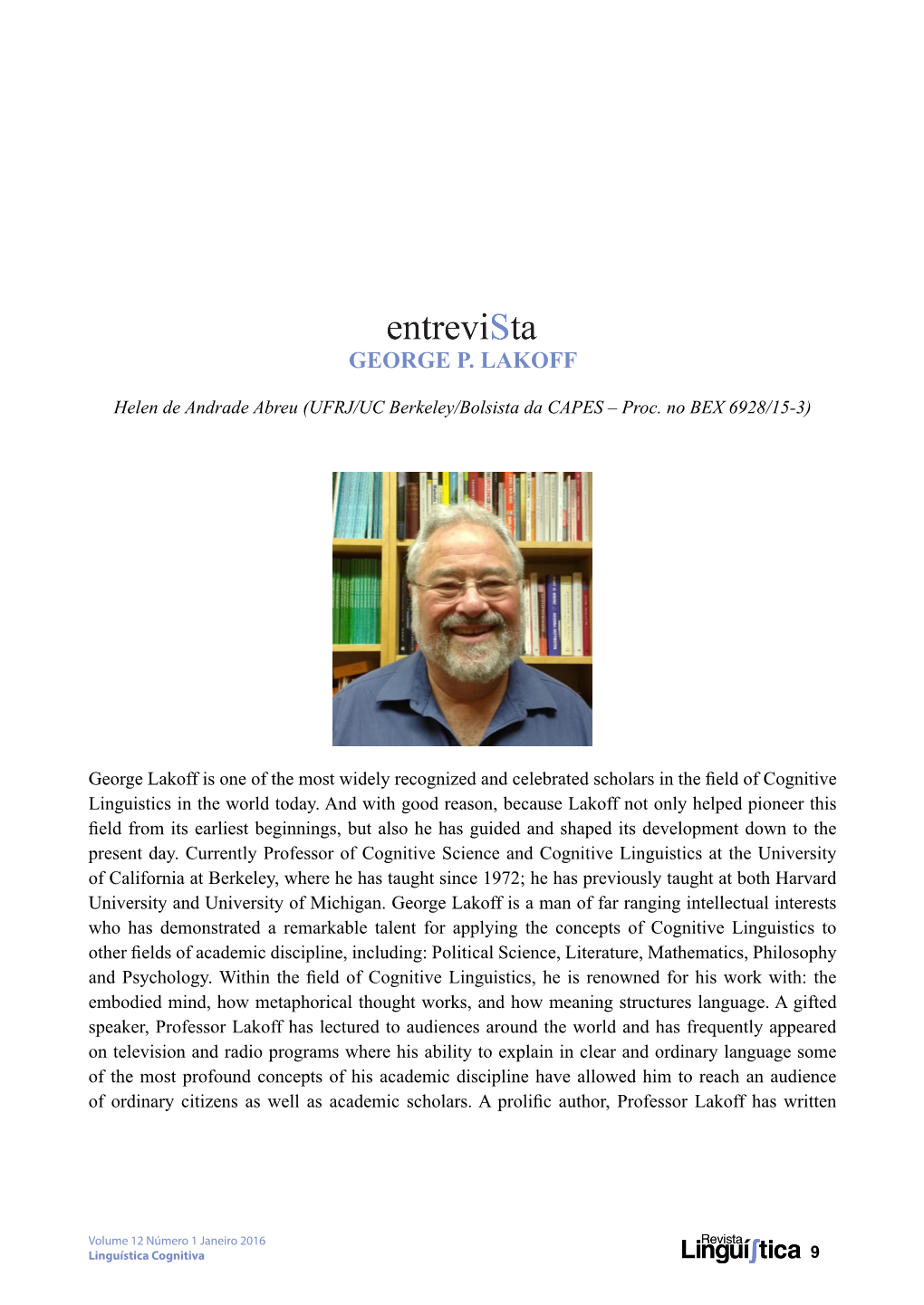 George P. Lakoff