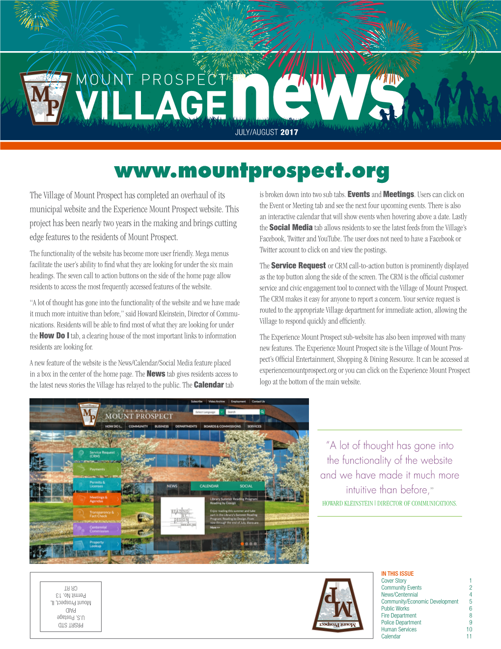 Mount Prospect Village July/August 2017