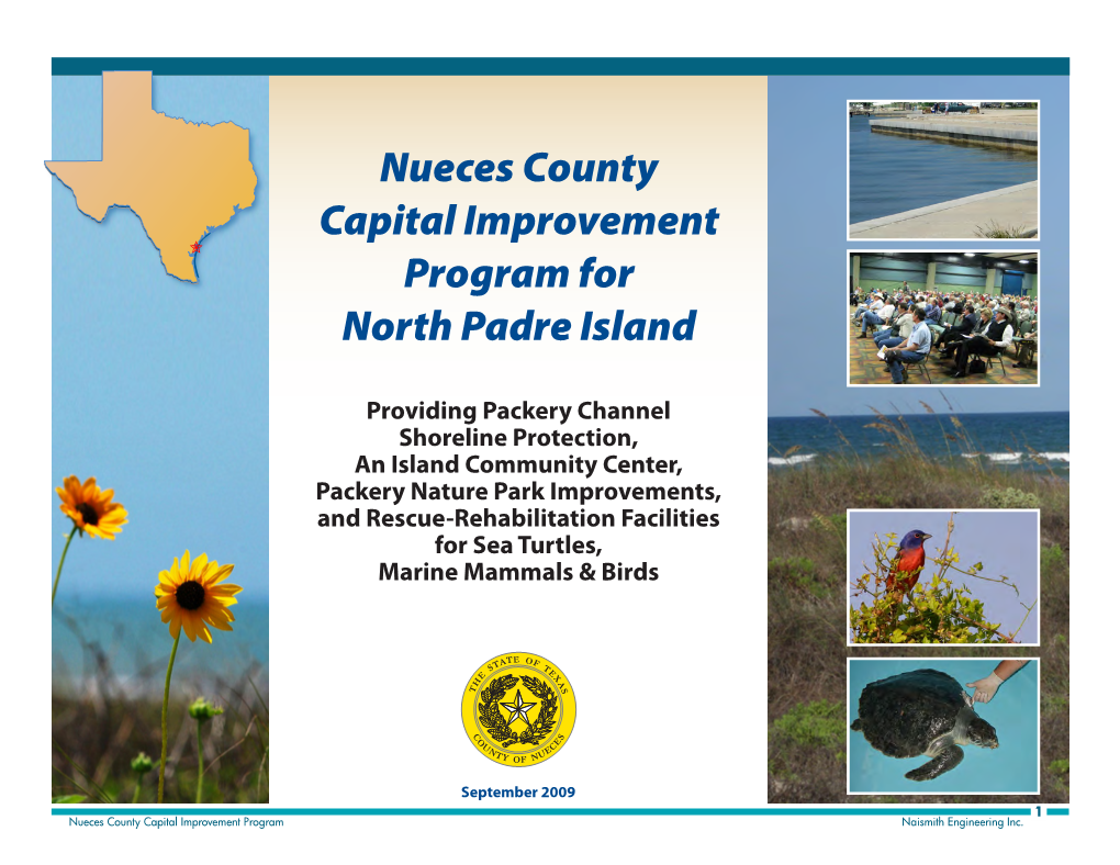 Nueces County Capital Improvement Program for North Padre Island