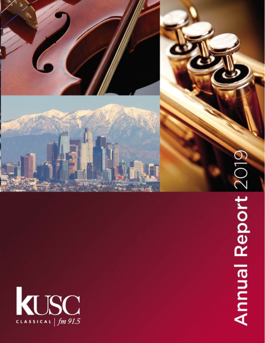 KUSC 2019 Annual Report (PDF)