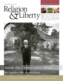 Inside the Conservative Mind: an Interview with Bradley Birzer