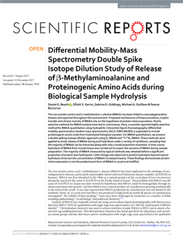 Differential Mobility-Mass Spectrometry Double Spike Isotope