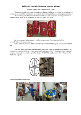 Different Models of Roman Shields with Us