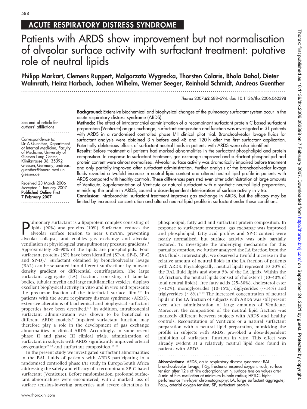 Putative Role of Neutral Lipids