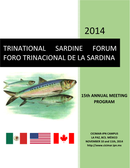 Trinational Sardine Forum Foro Trinacional De La Sardina