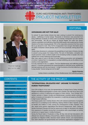 Newsletter III April – June 2012