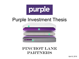 Purple Investment Thesis