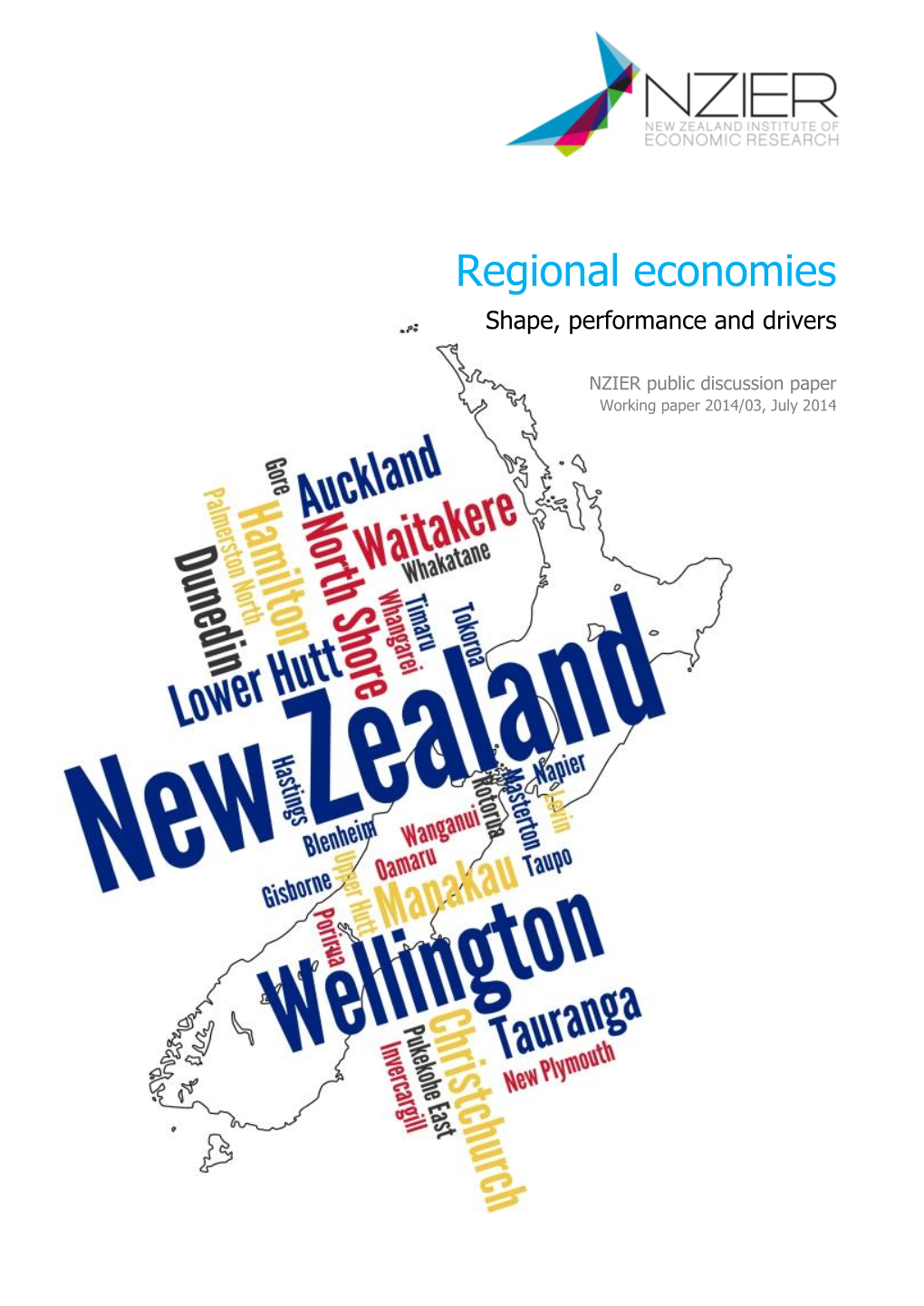Regional Economies Shape, Performance and Drivers