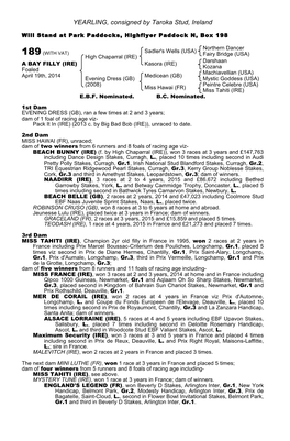 October Yearling Sale Book 1