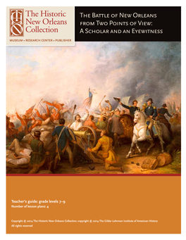 The Battle of New Orleans from Two Points of View: a Scholar and An