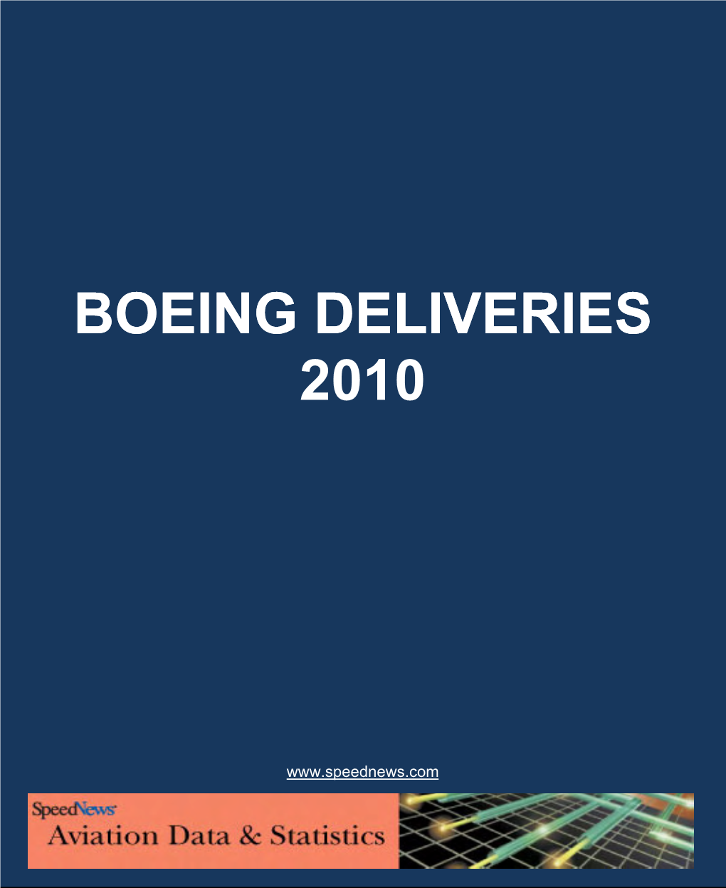 Boeing Deliveries in 2010