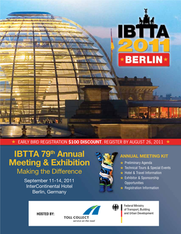 IBTTA 79Th Annual Meeting & Exhibition