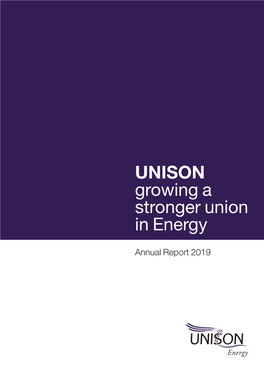 UNISON Growing a Stronger Union in Energy