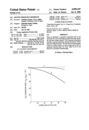 United States Patent (19) 11 Patent Number: 4,599,157 Suzuki Et Al