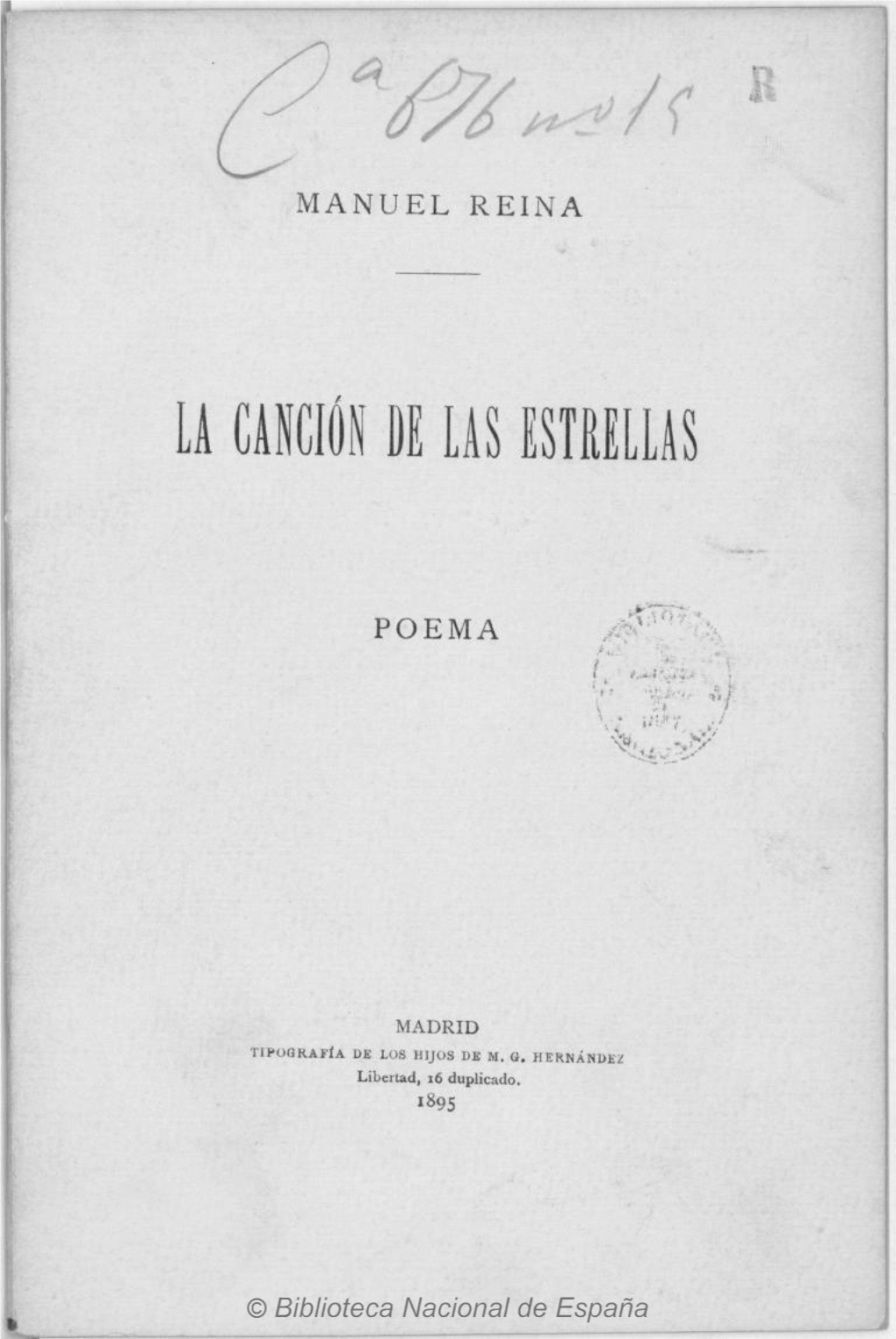 La Canción De Las Estrellas : Poema