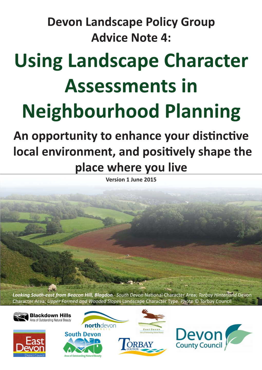 Using Landscape Character Assessments in Neighbourhood