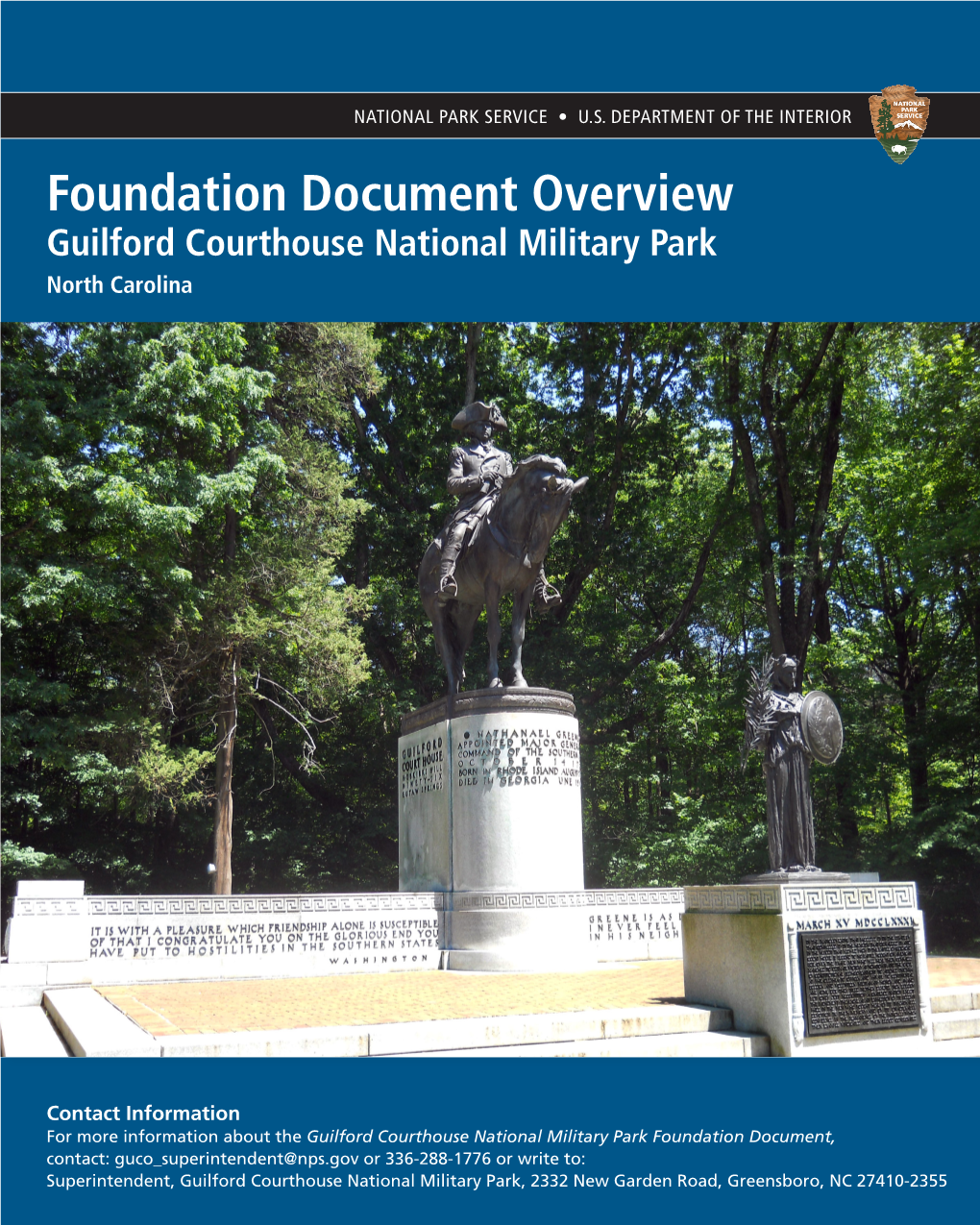 Foundation Document Overview, Guilford Courthouse National