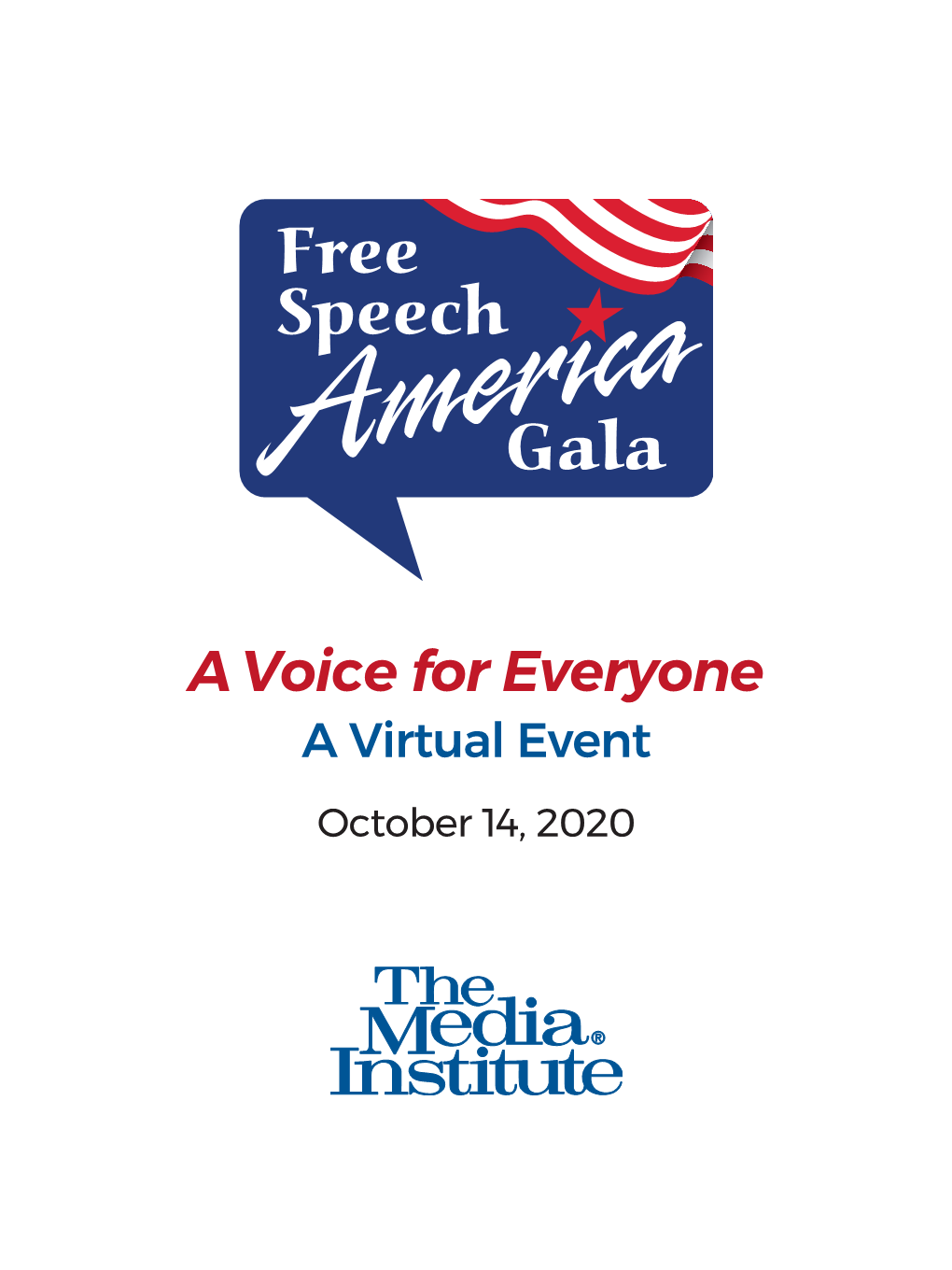 A Voice for Everyone a Virtual Event October 14, 2020