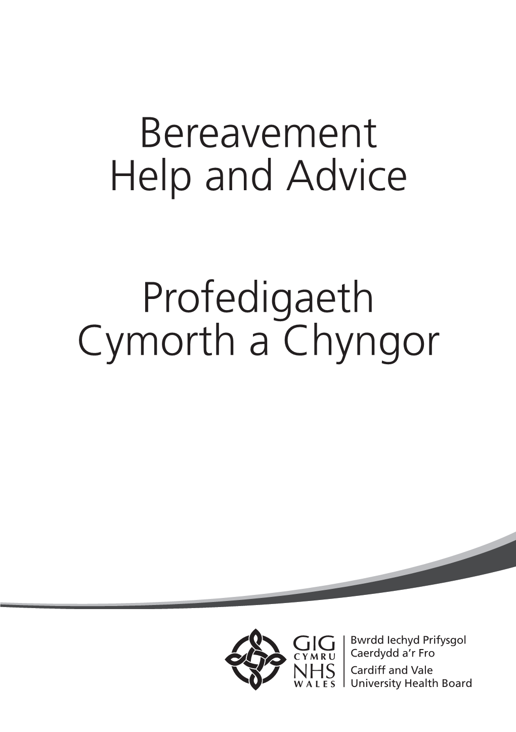 Community Bereavement Booklet