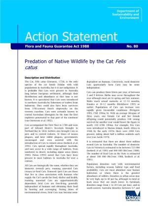 Action Statement Flora and Fauna Guarantee Act 1988 No