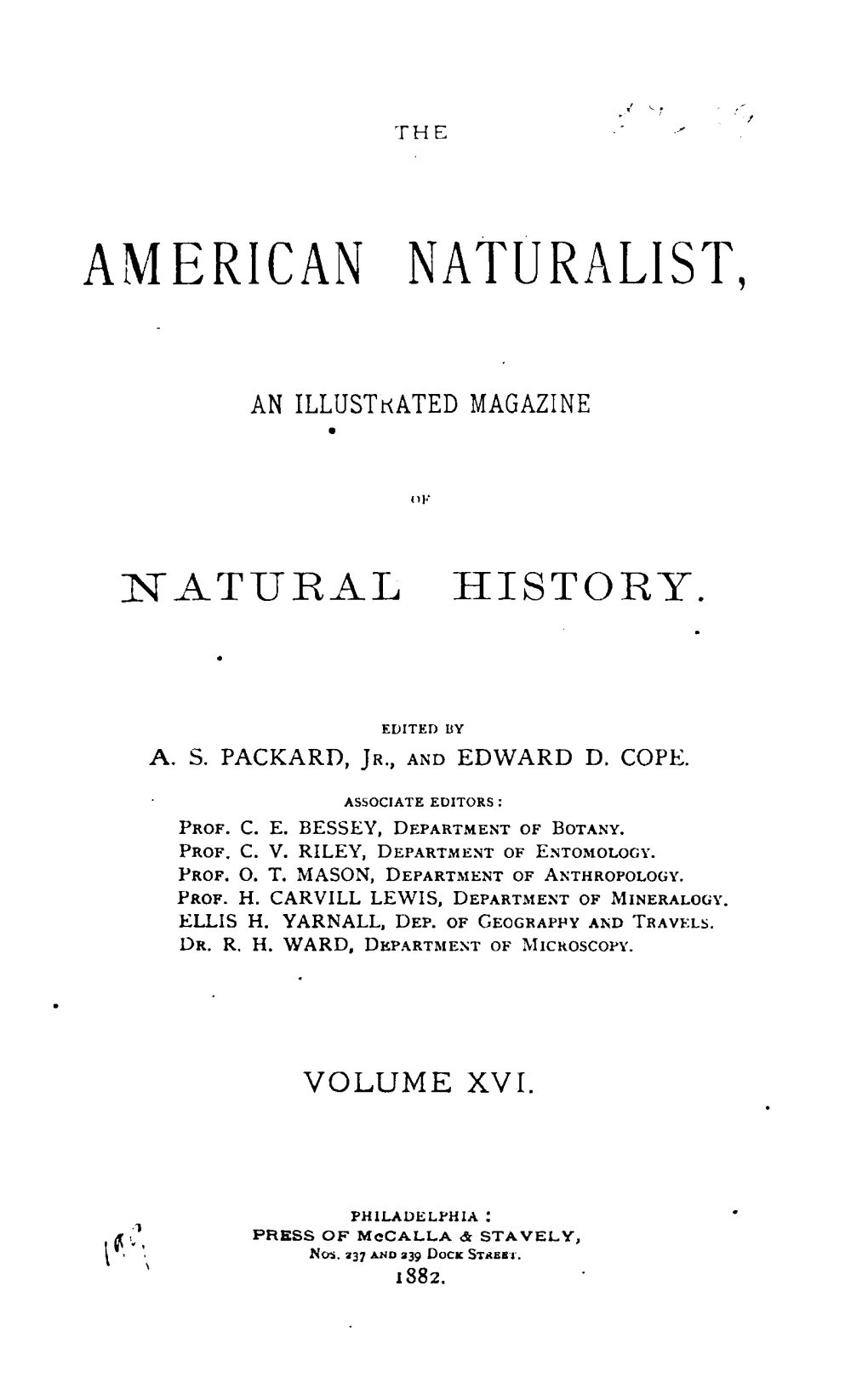 The American Naturalist