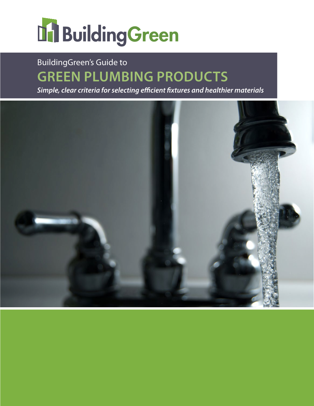 Green Plumbing Products
