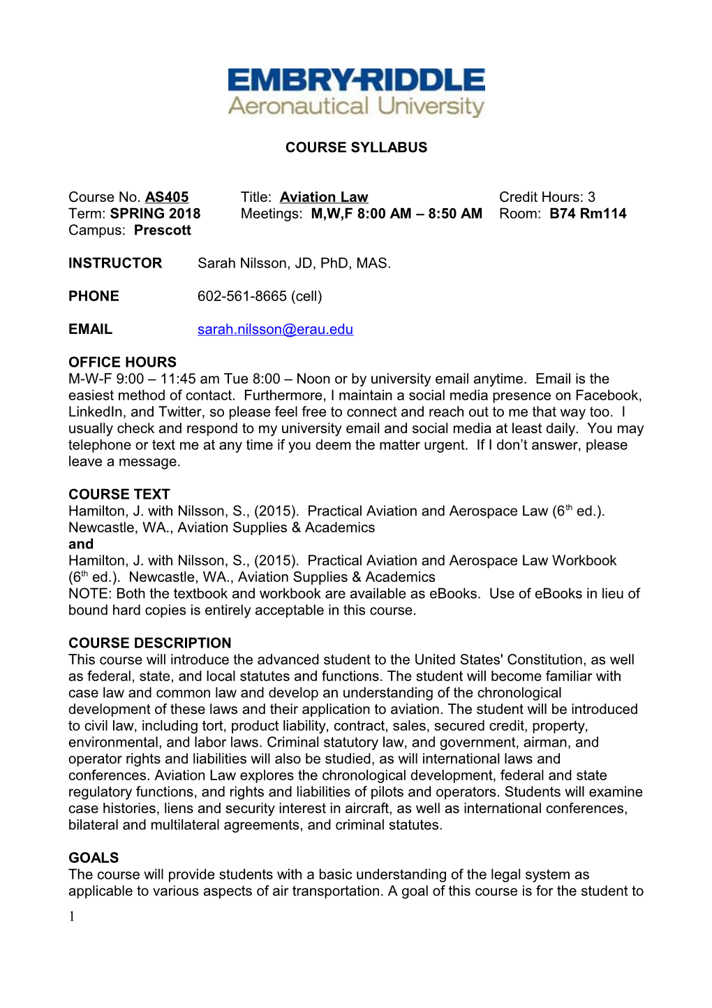 Embry-Riddle Aeronautical University s3