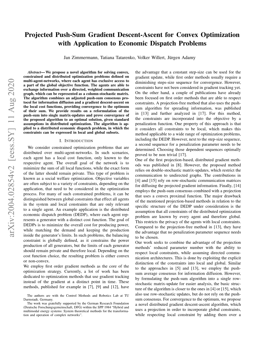 Projected Push-Sum Gradient Descent-Ascent for Convex