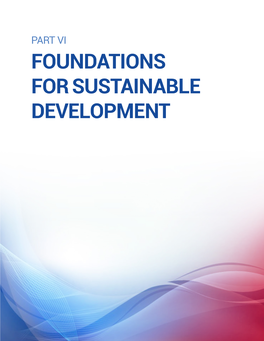 Foundations for Sustainable Development