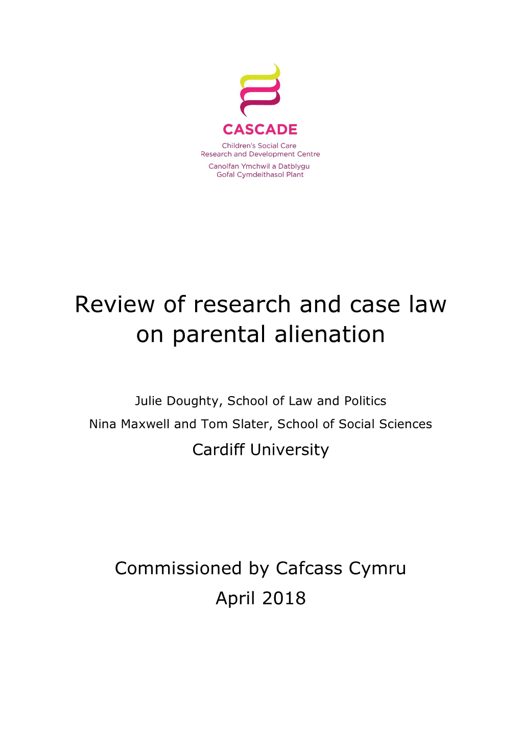 Review of Research and Case Law on Parental Alienation , File Type