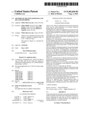 (12) United States Patent (10) Patent No.: US 9.402,830 B2 Cialella Et Al