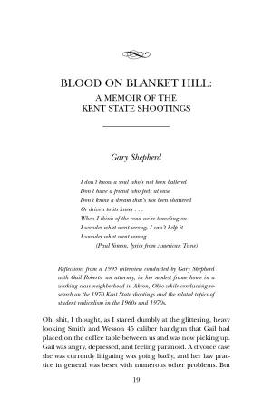 Blood on Blanket Hill: a Memoir of the Kent State Shootings