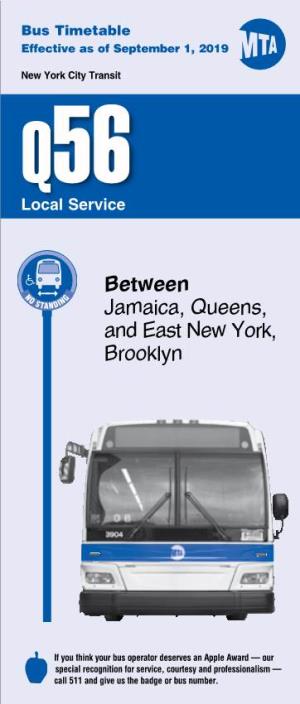 Between Jamaica, Queens, and East New York, Brooklyn