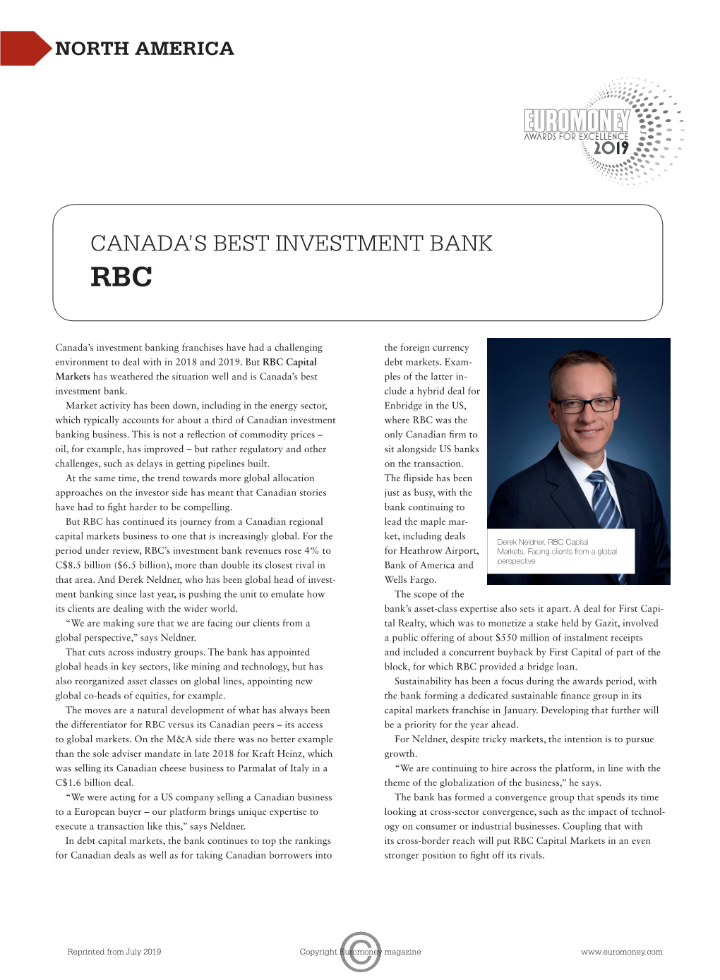 Canada's Best Investment Bank