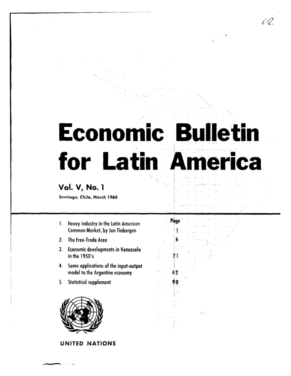 Economic Bulletin for Latin America